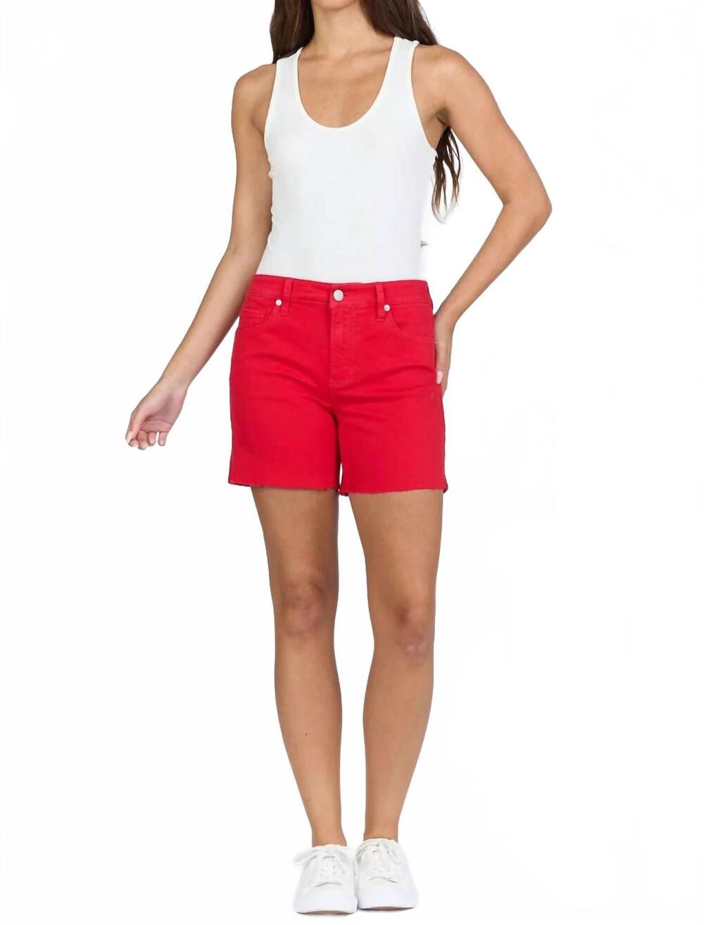NEW DEAR JOHN DENIM julian shorts in salsa